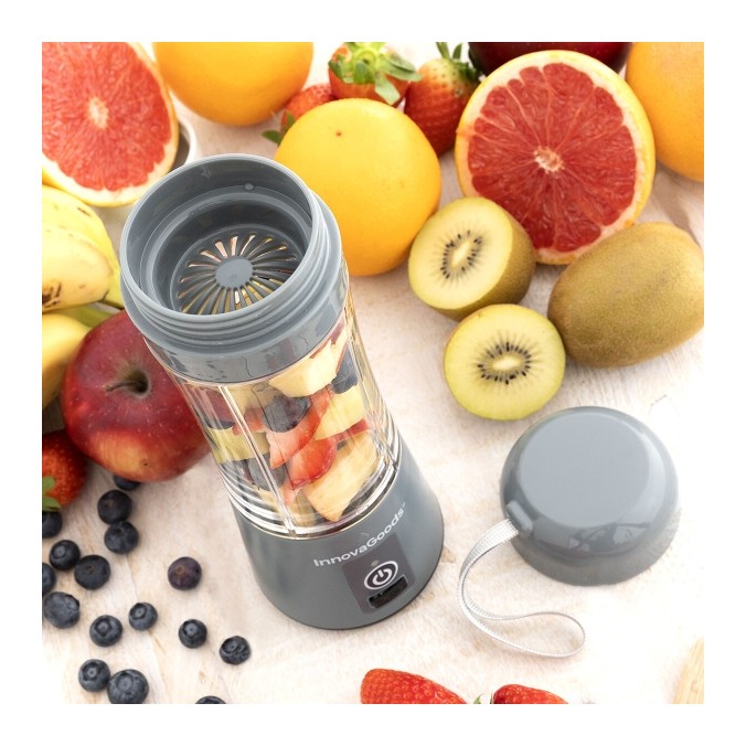 Mini Blender Portable – Rechargeable par USB, Idéal pour Smoothies, Shakes et Boissons Detox
