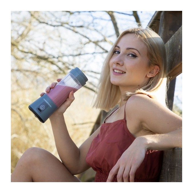 Mini Blender Portable – Rechargeable par USB, Idéal pour Smoothies, Shakes et Boissons Detox