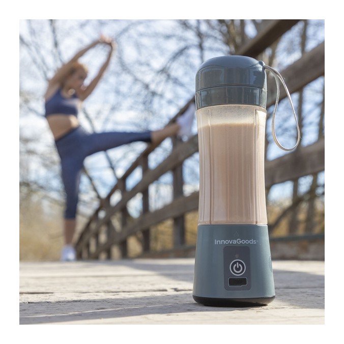 Mini Blender Portable – Rechargeable par USB, Idéal pour Smoothies, Shakes et Boissons Detox