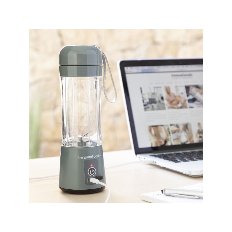 Mini Blender Portable – Rechargeable par USB, Idéal pour Smoothies, Shakes et Boissons Detox