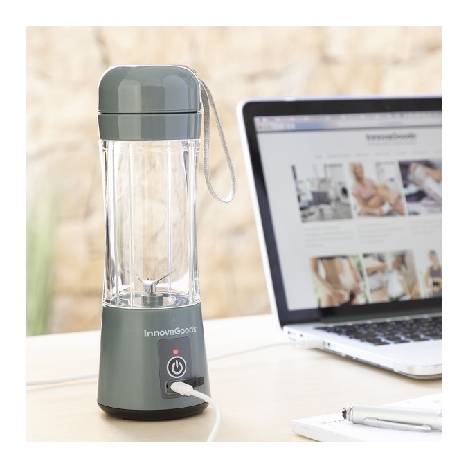 Mini Blender Portable – Rechargeable par USB, Idéal pour Smoothies, Shakes et Boissons Detox