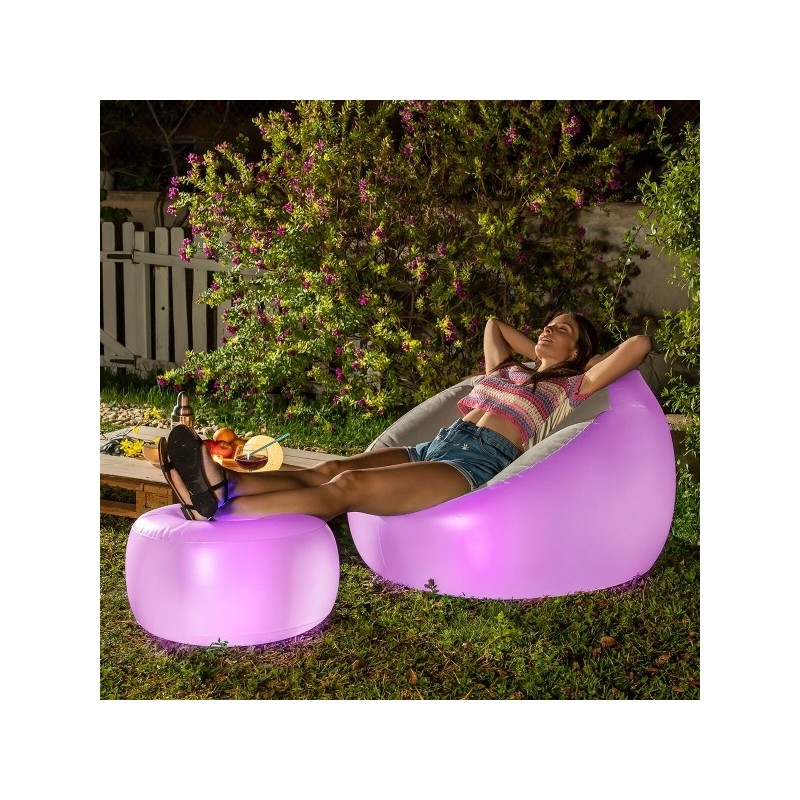 Fauteuil Gonflable LED Extérieur