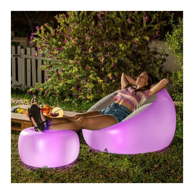 Fauteuil Gonflable LED Extérieur
