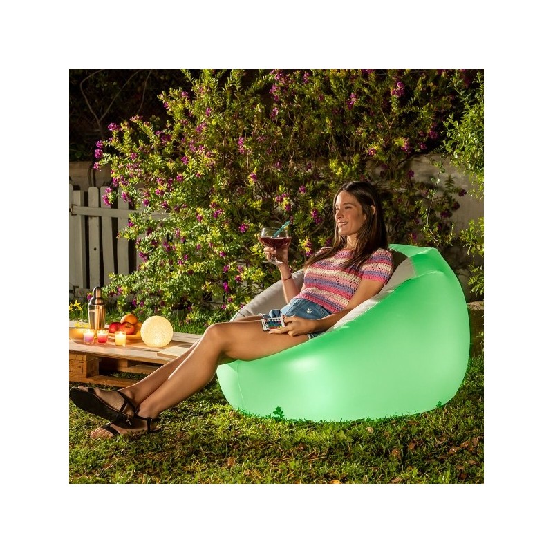 Fauteuil Gonflable LED Extérieur