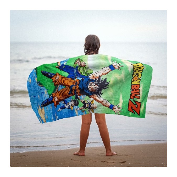 Serviette de Plage Dragon Ball Z – Coton Doux 70x140 cm