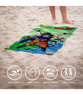 Serviette de Plage Dragon Ball Z – Coton Doux 70x140 cm