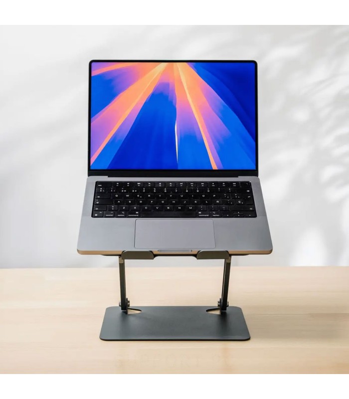 Support PC portable pliable & réglable | Ergonomique ventilé