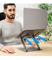 Support PC portable pliable & réglable | Ergonomique ventilé