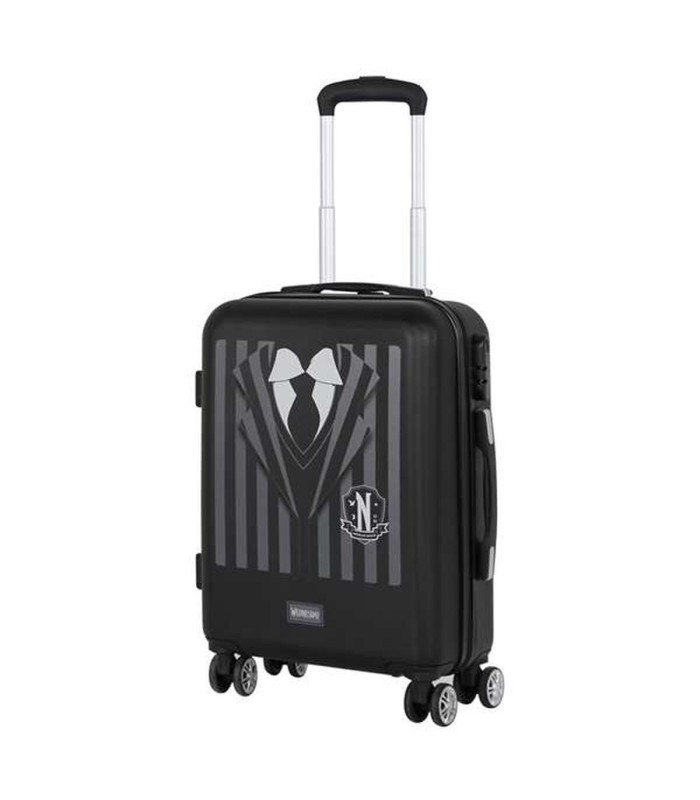 Valise cabine Wednesday Addams Mercredi Noir 55x38x20 cm