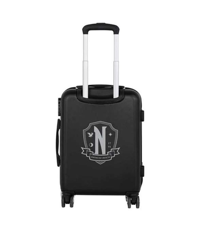 Valise cabine Wednesday Addams Mercredi Noir 55x38x20 cm