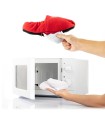 Chaussons chauffants micro-ondes 🔥 – Rouge confortable | Unisexe