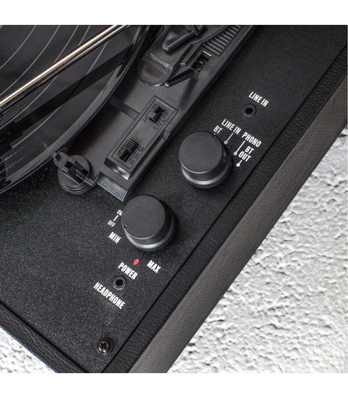 Victrola Journey noir | platine vinyle valise, finition noire