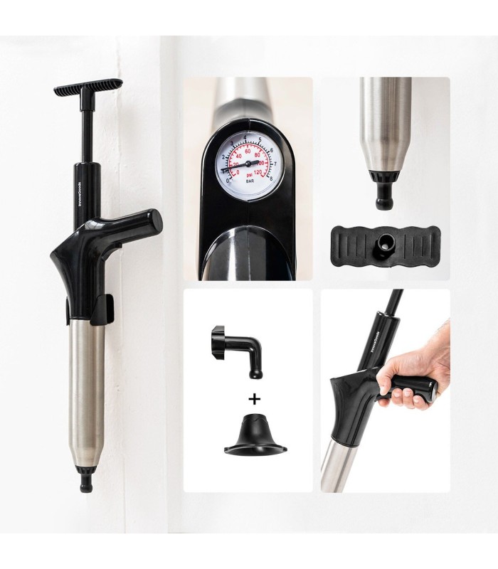 Jetpro noir – déboucheur à air haute pression InnovaGoods