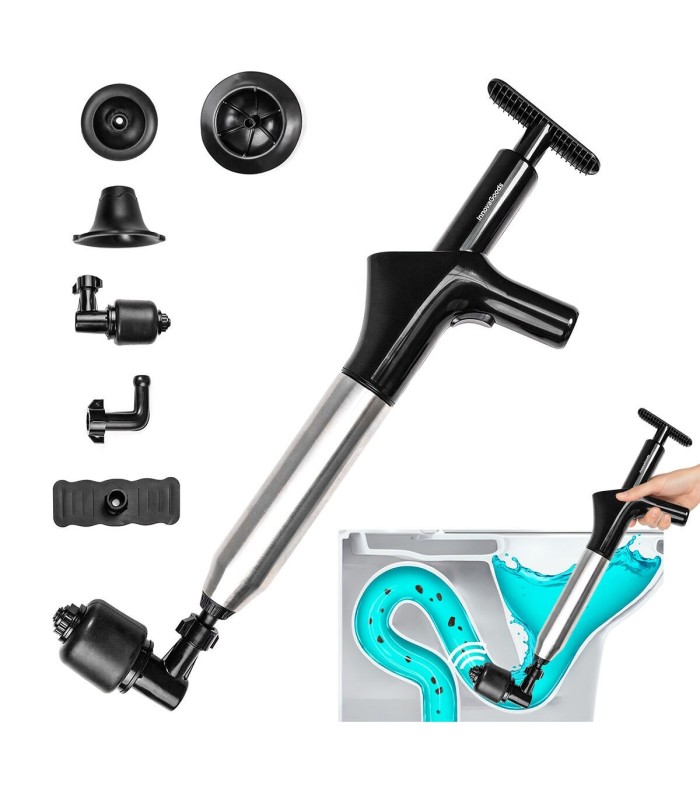 Jetpro noir – déboucheur à air haute pression InnovaGoods