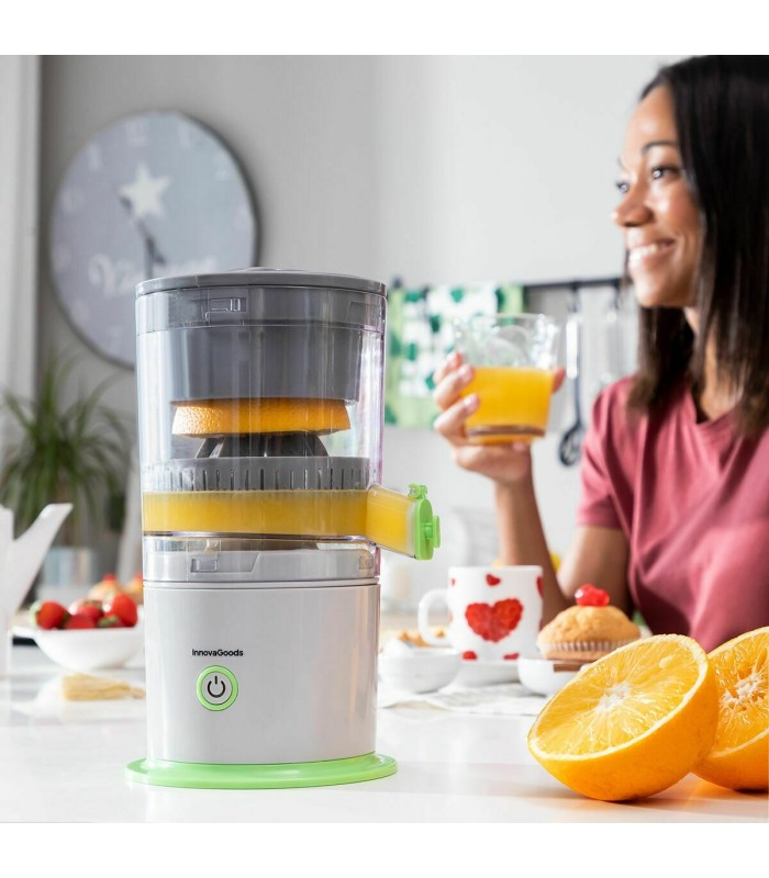 Juisso vert/gris – presse-agrumes rechargeable InnovaGoods