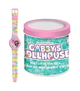 Montre enfant 000574089 – Gabby's Dollhouse, boîtier Ø 33 mm