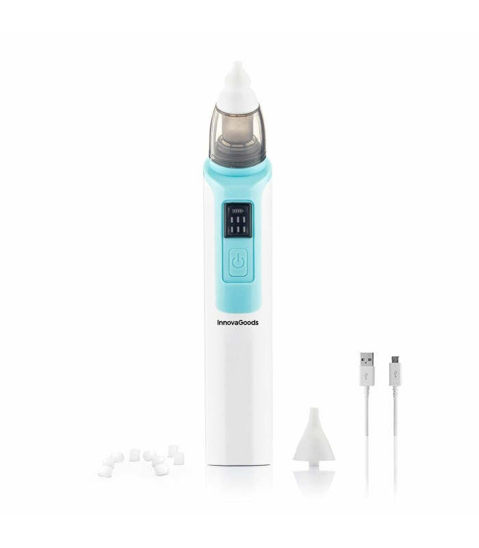 Nizi, blanc/bleu – aspirateur nasal rechargeable, InnovaGoods