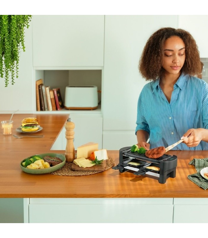 Appareil Raclette 3200 Pocket 🧀 | noir, grill antiadhésif
