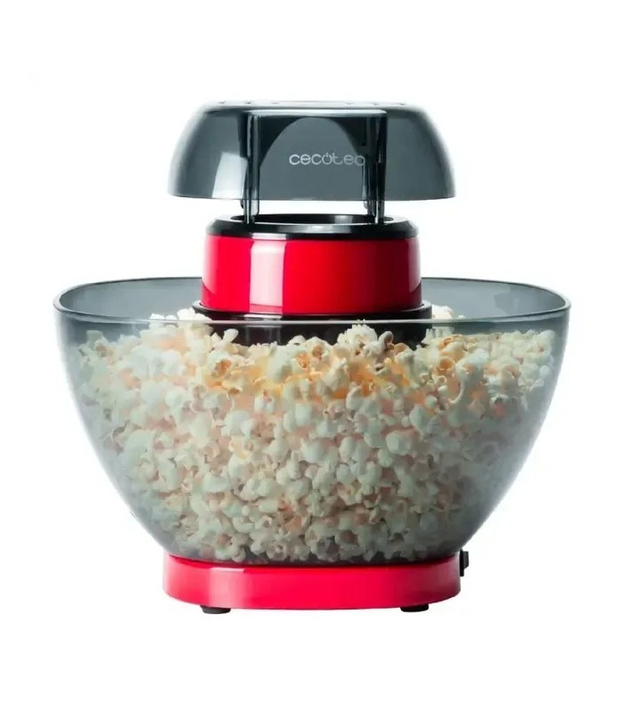 Fun&Taste P’Corn Easy – machine à pop-corn rouge/argenté, Cecotec