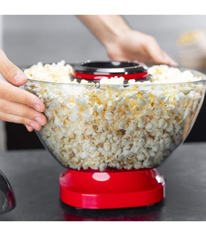 Machine à pop-corn 🍿 | air chaud 1200W, prêt en 3 min chrono
