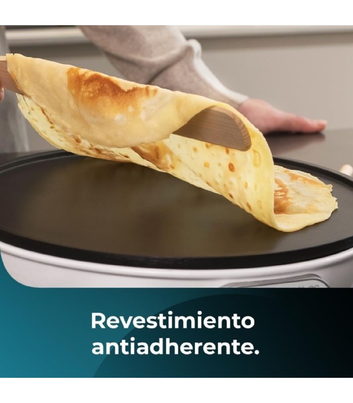 Crêpière Cecotec NA – blanc/noir, électrique (prise EU)