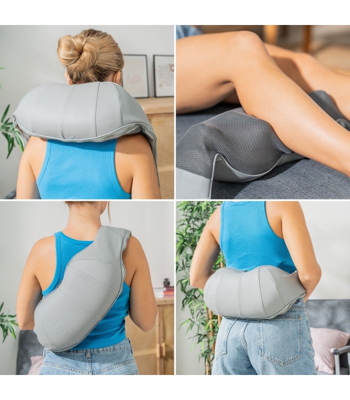 Masseur shiatsu rechargeable Pro Massatsu – gris – InnovaGoods