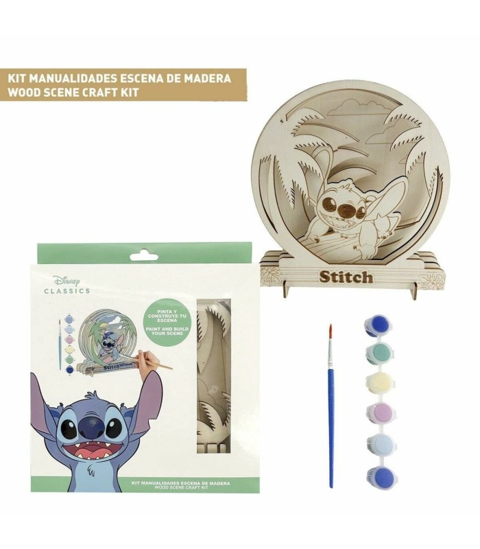Kit activités manuelles Stitch Disney – bois, multicouleur