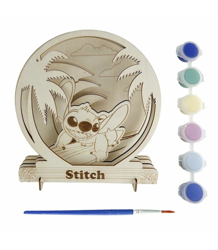 Ensemble activités manuelles Stitch bois 🎨 | prêt à peindre