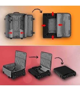 Valise cabine Minnie Mouse rouge | Disney, trolley 55 cm