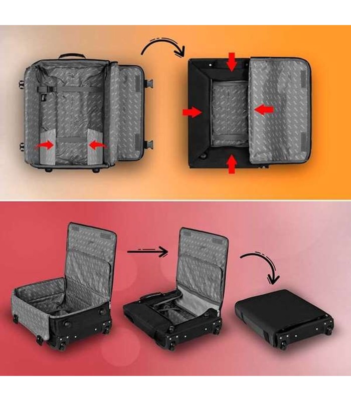 Valise cabine Minnie Mouse – rouge | Disney, trolley 55 cm