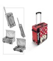 Valise cabine Minnie Mouse – rouge | Disney, trolley 55 cm