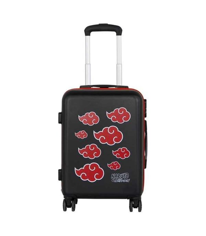Valise cabine Naruto – noir – ABS rigide, 4 roues 360°, 55 cm
