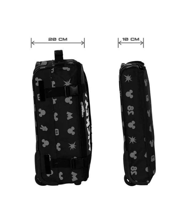 Valise cabine Mickey Mouse – noir, Disney | format 55 cm