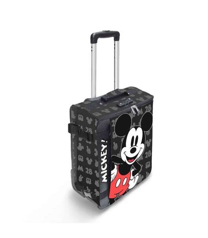Valise cabine Mickey Mouse – noir, Disney | format 55 cm