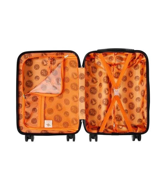 Valise cabine NASA – blanc, coque rigide 55 cm, trolley 4 roues