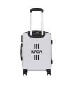 Valise cabine NASA – blanc, coque rigide 55 cm, trolley 4 roues