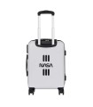 Valise cabine NASA – blanc, coque rigide 55 cm, trolley 4 roues