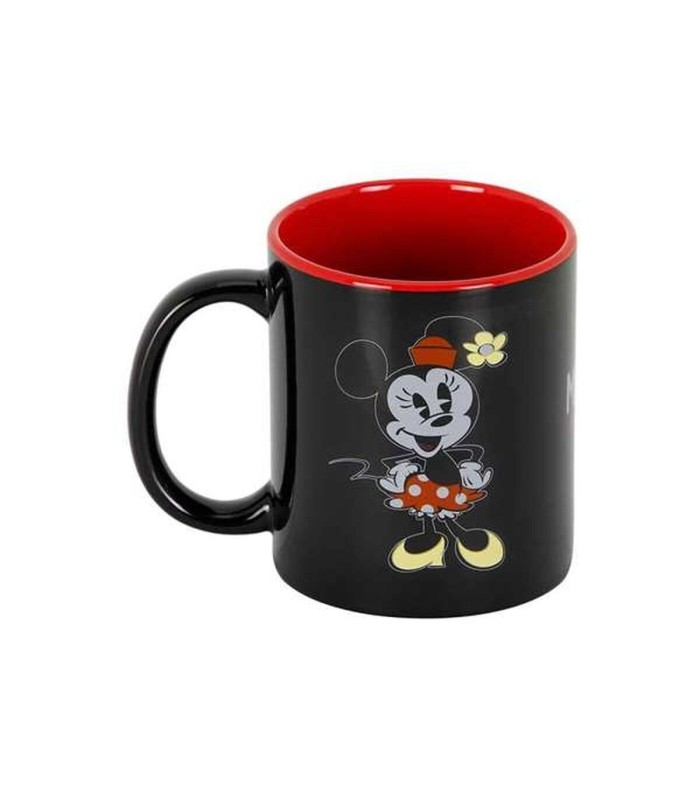 Tasse mug Minnie Mouse 🎁 – noir rose céramique | best-seller