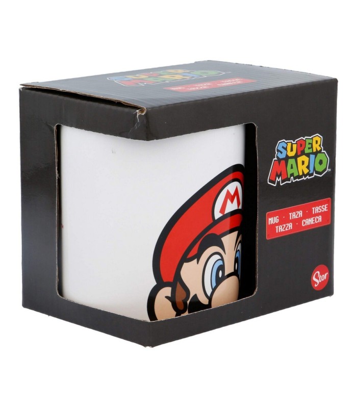 Tasse mug Super Mario – blanc, céramique, 350 ml