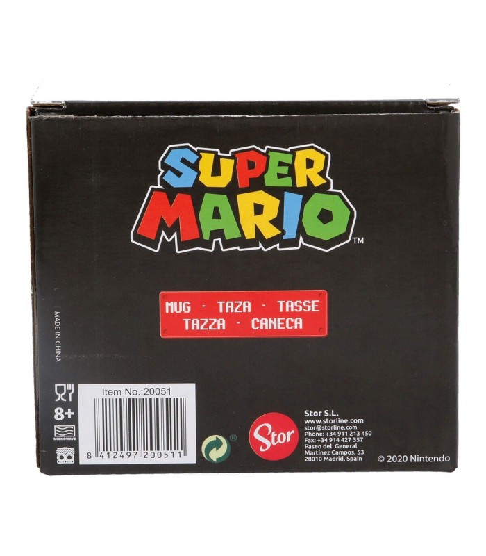 Tasse mug Super Mario – blanc, céramique, 350 ml
