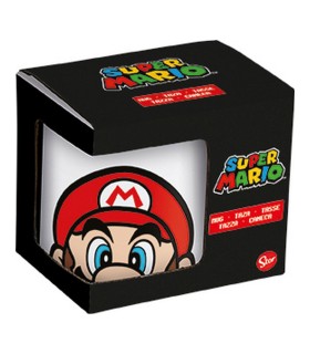 Tasse mug Super Mario – blanc, céramique, 350 ml