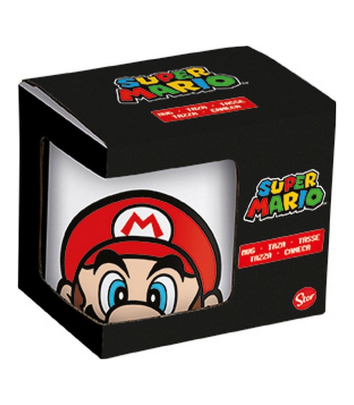 Tasse mug Super Mario – blanc, céramique, 350 ml