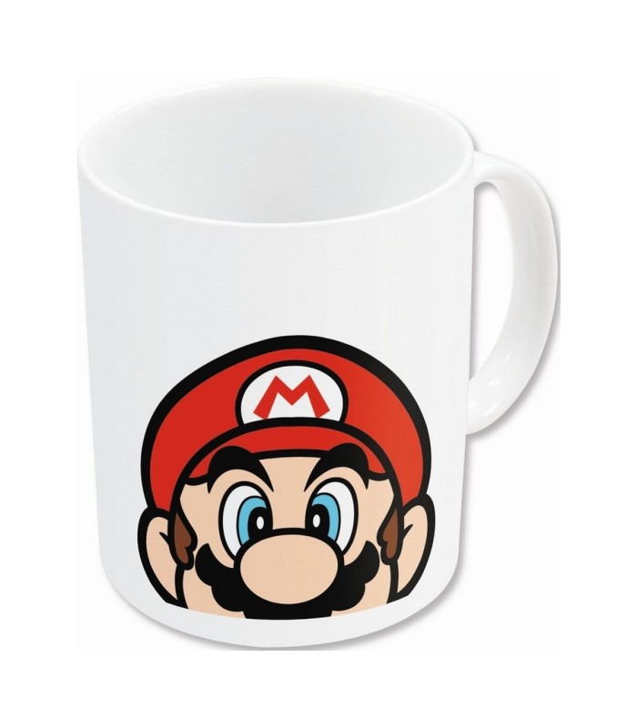 Tasse mug Super Mario – blanc, céramique, 350 ml