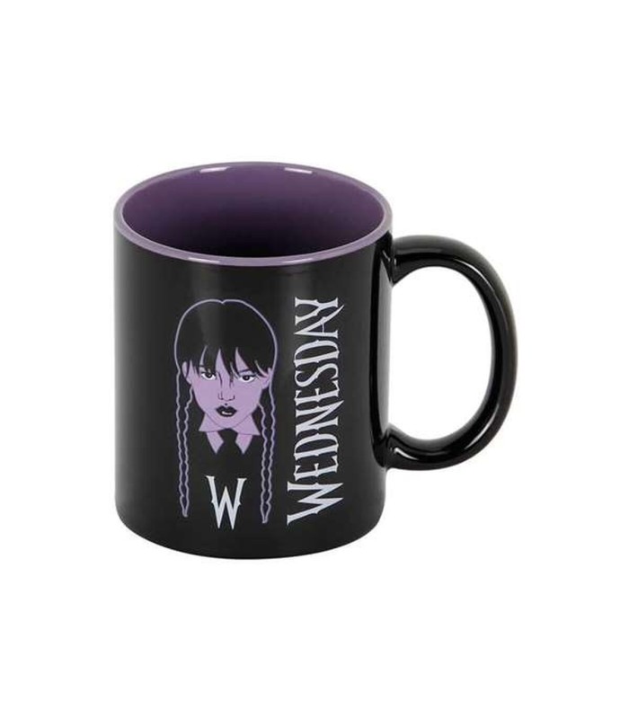 Tasse mug Wednesday – noir | forme ronde, usage quotidien