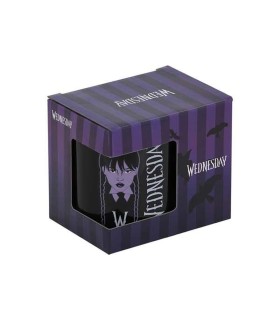 Mug Wednesday noir ☕️ | tasse ronde, style dark, culte fans