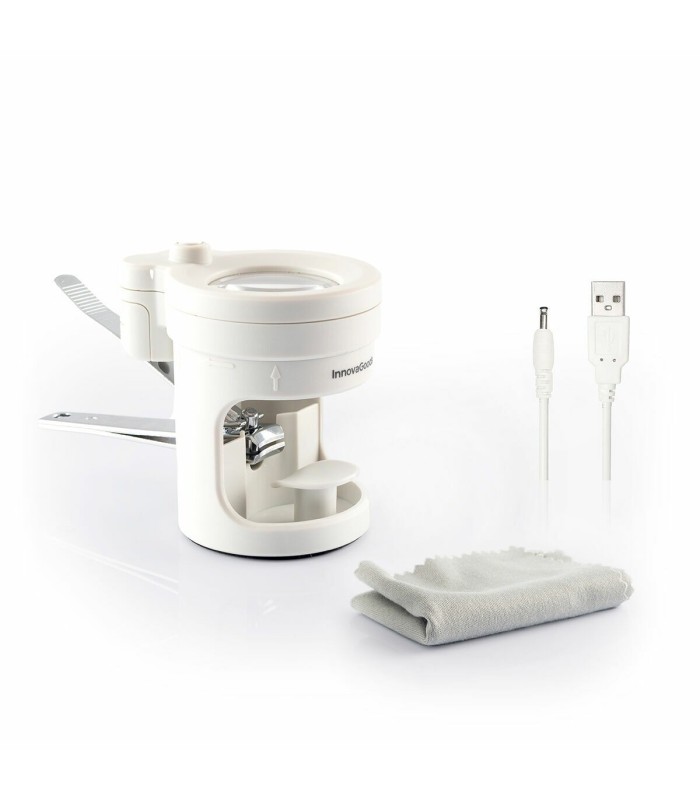 Coupe-ongles LED avec loupe et lime