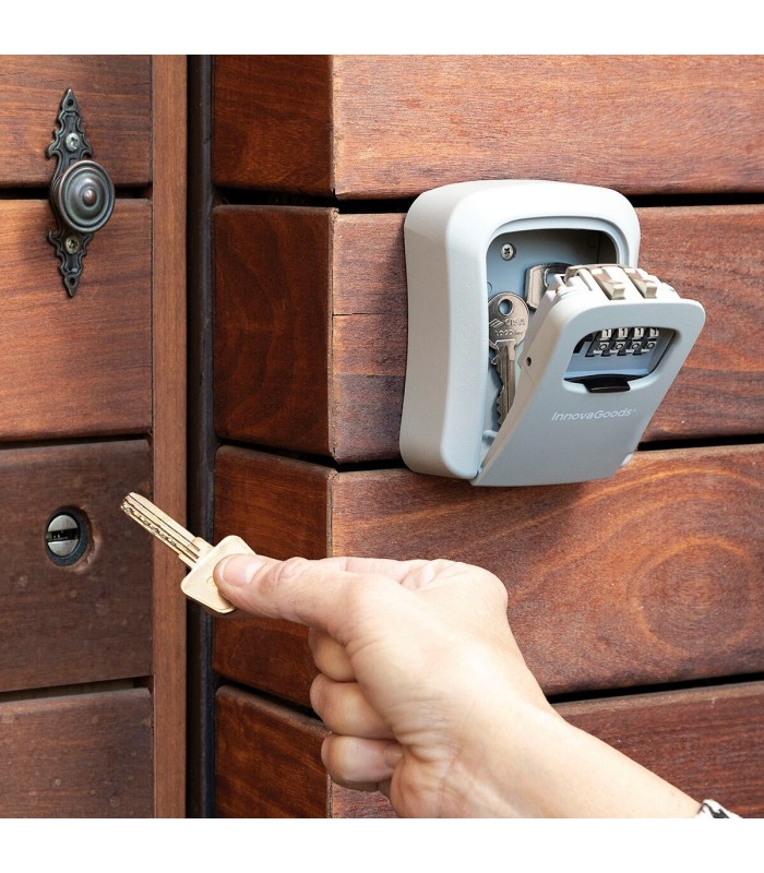 Coffre-fort pour clés LorK, gris | InnovaGoods