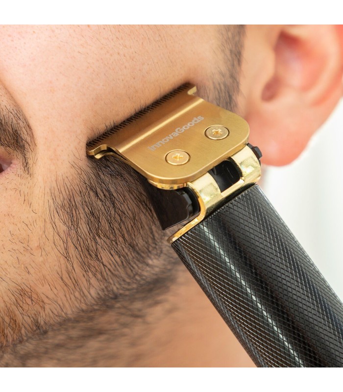 Tondeuse à cheveux ✂️ | noir doré, rechargeable – usage pro