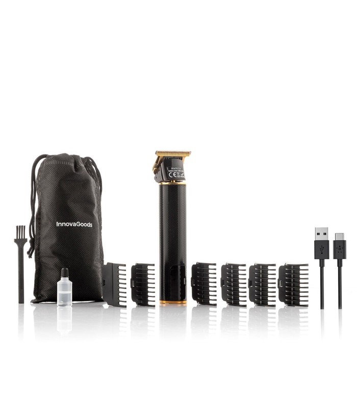 Tondeuse à cheveux ✂️ | noir doré, rechargeable – usage pro