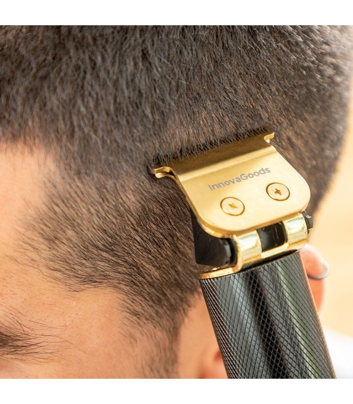 Tondeuse à cheveux ✂️ | noir doré, rechargeable – usage pro